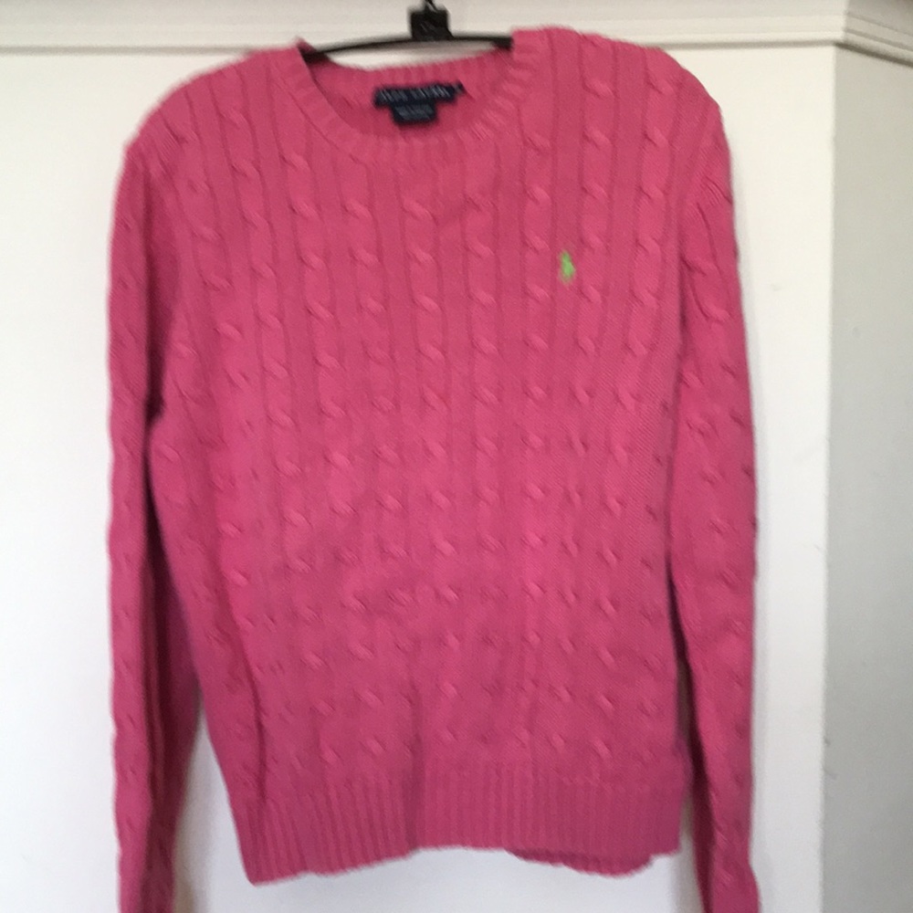 RALPH LAUREN CABLE KNIT SWEATER